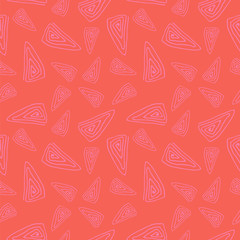 hand drawn red seamless pattern. vector illustration