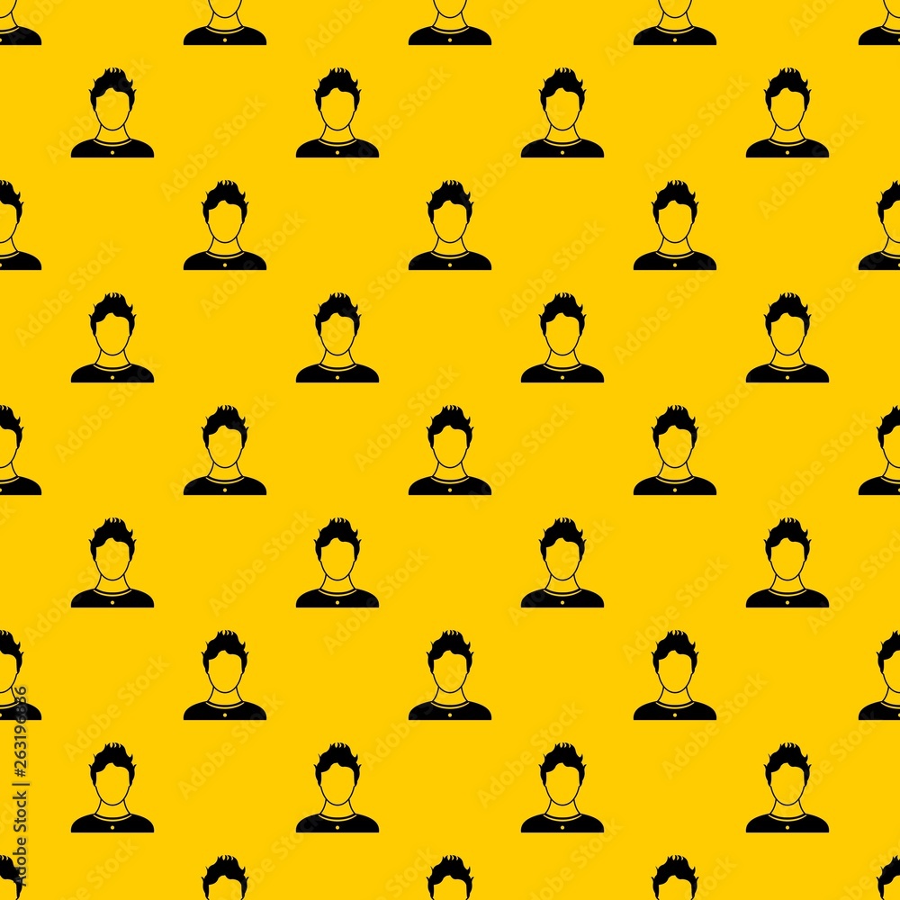 Poster user pattern seamless vector repeat geometric yellow for any design
