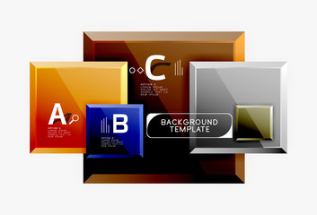 Square geometric composition