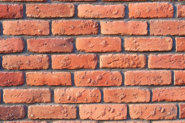 Obraz premium texture abstract background red brick wall
