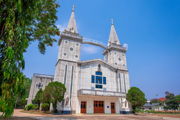 Fototapeta na wymiar Church in Nakhon Phanom Province