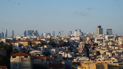 Obraz premium aerial view of the city