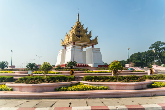 Temples in Mandalay, Myanmar.