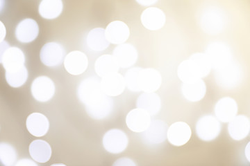 Blurred festive lights as background. Bokeh effect