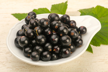 Ripe black currants