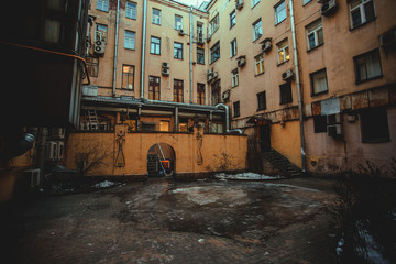 the old courtyards of the streets