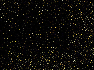 Golden glitter sparkle bubbles champagne particles