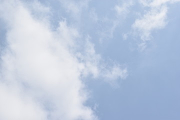 Beautiful blue sky background with clouds,Nature composition.