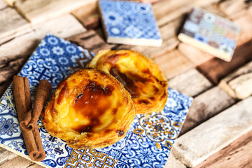 Pasteis de nata e azulejos
