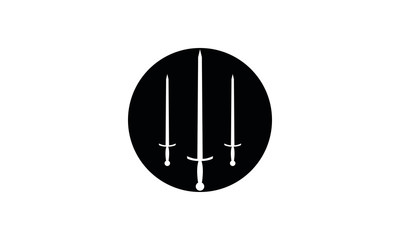 Sword design silhouette