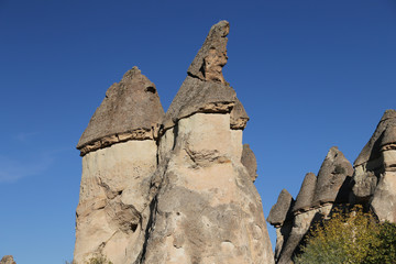 Rock Formations in Pasabag Monks Valley, Cappadocia, Nevsehir, Turkey