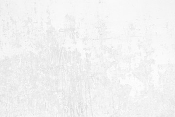 White Grunge Concrete Wall Texture Background.