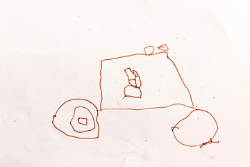 Child scribble on the wall colored pencils scribbles on a white wall made by a little kid that could pass as abstract work.