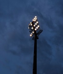football field lighting tower