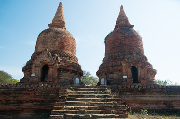 Fototapeta premium Temples in Bagan, Myanmar.