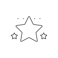 stars line icon