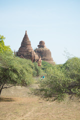 Templo budista em Bagan, Myanmar