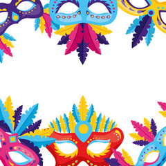 carnival mask background