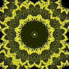 seamless pattern mandala islamic design. Etnic floral background. Vector illustration