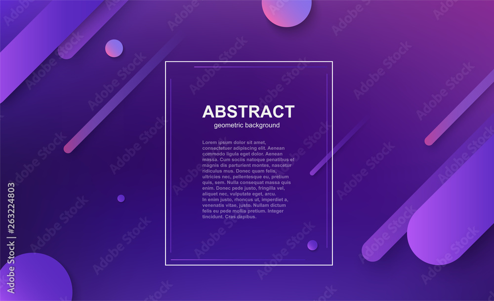 Aufkleber minimal geometric business background with composition of shapes. abstract dynamic cover design purp