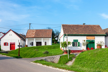 wine cellars, Villánykövesd, Hungary