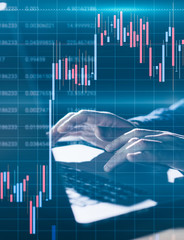 Trader at work