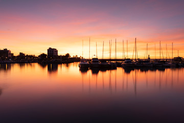 Naklejka premium Sunrise in Mallorca