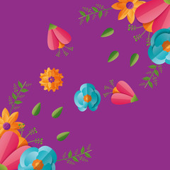 Obraz na płótnie Canvas background flowers decoration