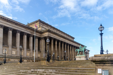 Fototapeta na wymiar St. George hall Liverpool