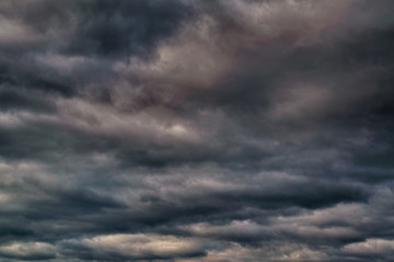 Sky with rain clouds before the storm