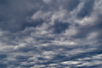 Sky with rain clouds before the storm
