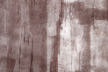 red painted plaster wall