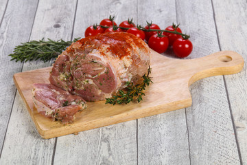 chicken raw roll for bake
