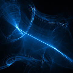 blue glow energy wave. lighting effect abstract background.