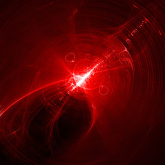 red glow energy wave. lighting effect abstract background. This image is suitable for any purpose, such as science, fantastic, sci-fi, horror, supernatural and etc.
