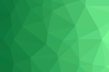 green geometric rumpled triangular low poly origami style gradient illustration graphic background.