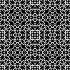 Seamless Geometrical Linear Texture. Original Geometrical Puzzle. Backdrop. Vector Illustration. For Design, Wallpaper, Fashion, Print.