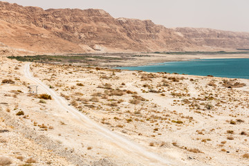 Beautiful view of the Dead Sea .