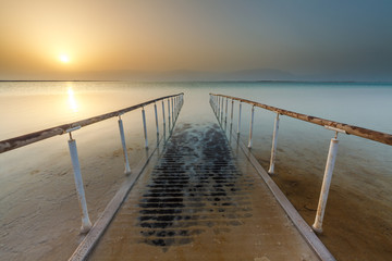 Obraz premium Beautiful view of the Dead Sea .