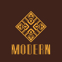 Modern Art Deco Logo