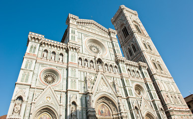 Fototapeta premium Cathedral of Saint Mary of the Flower (Cattedrale di Santa Maria del Fiore; Il Duomo di Firenze), Florence, Italy