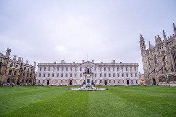 Fototapeta na wymiar View of King's College, University of Cambridge.