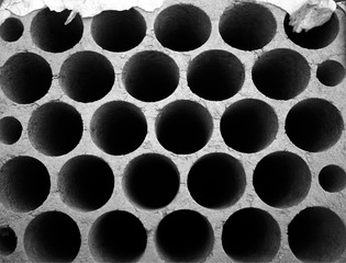 Empty fireworks cartridge object bakground
