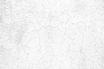 Obraz premium White Crack Concrete Wall Texture Background.