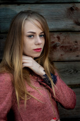Fototapeta premium portrait of a beautiful young girl