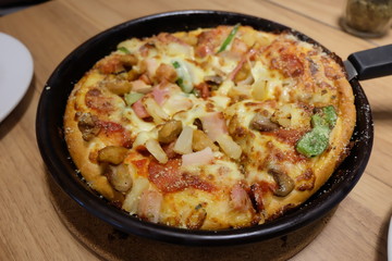 pizza in a pan