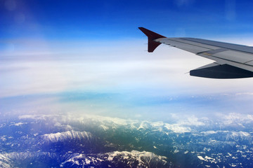 Fototapeta premium View from the airplane window