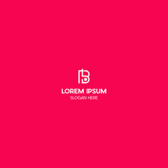 Obraz premium Letter B Logo Design Template Illustration, Letter B Logo can be used for company, sign, icon, and others 