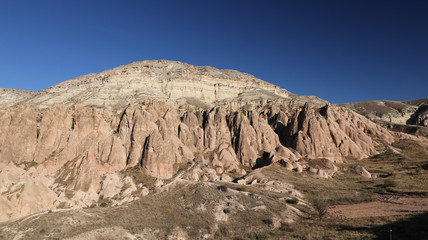 Rose Valley in Cavusin Village, Cappadocia, Nevsehir, Turkey