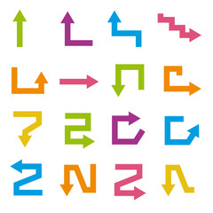 colorful arrow icons